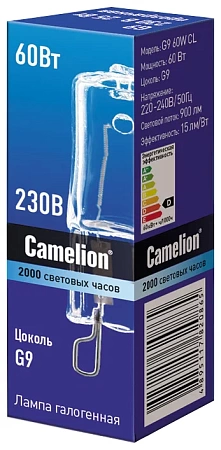 Лампа Camelion JDC 60w g9 220V CL 5555 Лампа Camelion JDC 60w g9 220V CL 5555